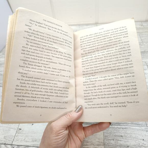 Serpent's Shadow by Rick Riordan Book Three Scholastic YA Paperback Novel PB - Picture 8 of 11